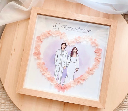 Sweet Vows 誓言之心手绘相框