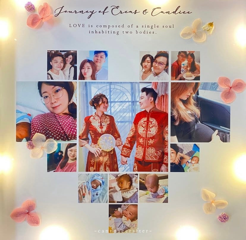 Memory Heart Collage Frame