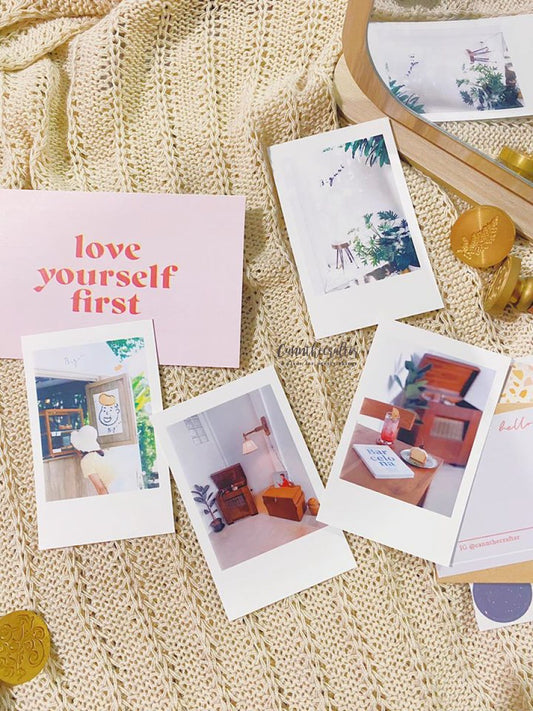 Minimal Blank Polaroid set